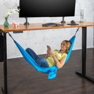 Gray hammock for Uplift Standing Desk
